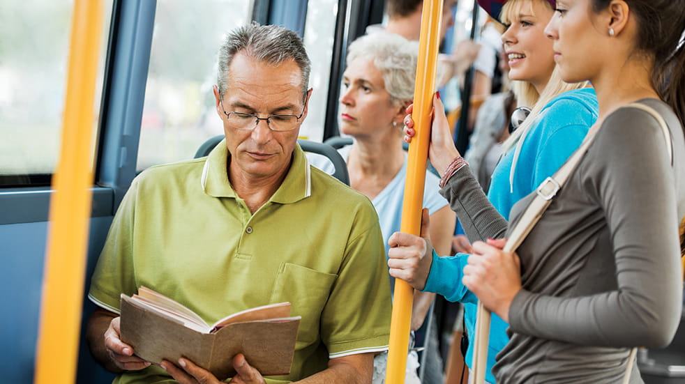 Stress awareness month: read on commute while travelling